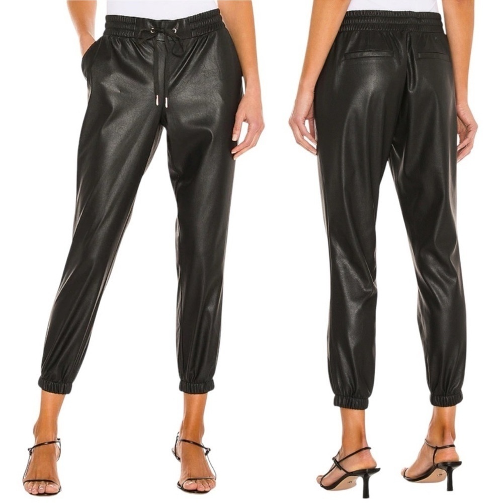n:Philanthropy Scarlett faux leather joggers